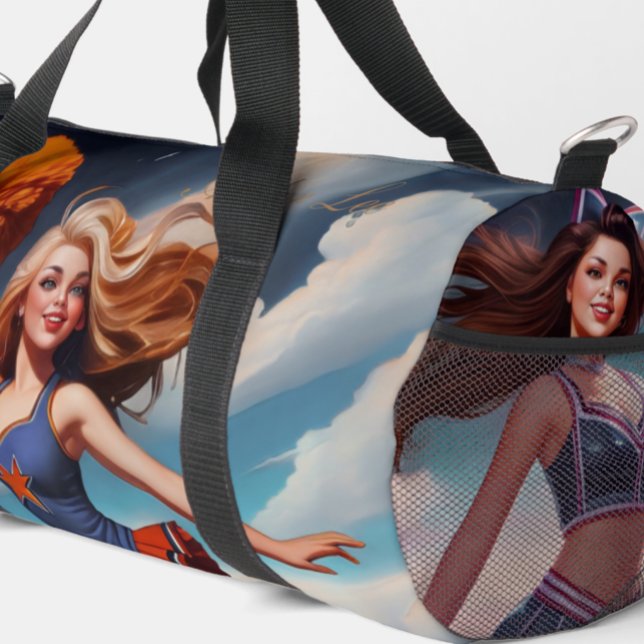All American Girl Mashup Cheerleader Duffel Bag Duffle Bag (Von Creator hochgeladen)