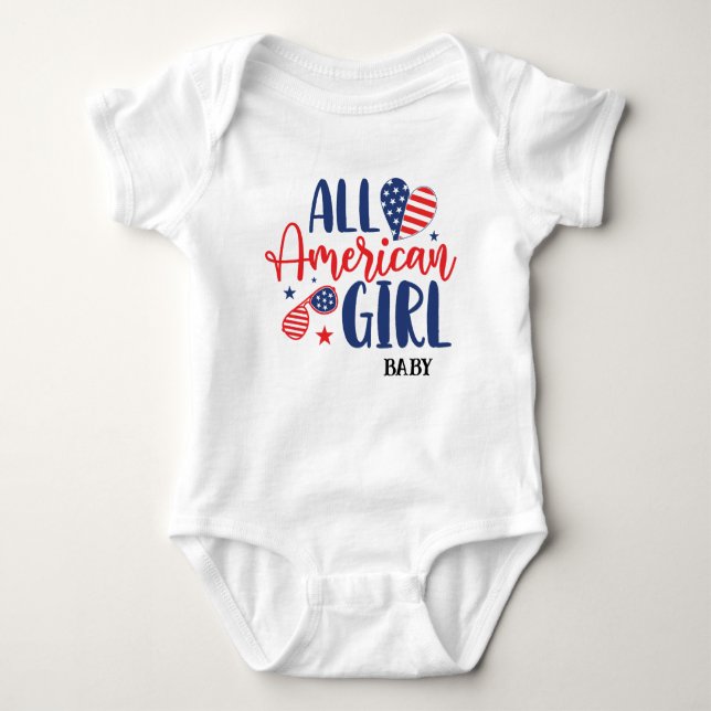 All American Girll (Baby) T - Shirt (Vorderseite)
