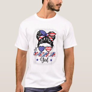 All American Girls 4. Juli Gebleicht T-Shirt