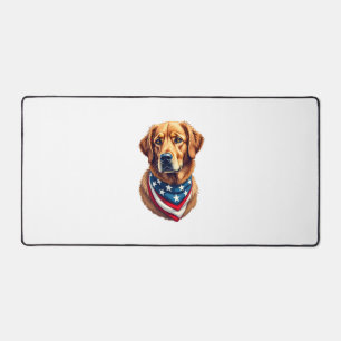 All American Golden Retriever Vintage T-Shirt Schreibtischunterlage
