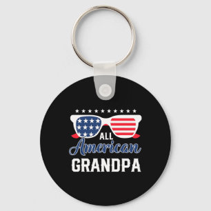 All American Grandpa 4. Juli USA Sonnenbrille Herr Schlüsselanhänger