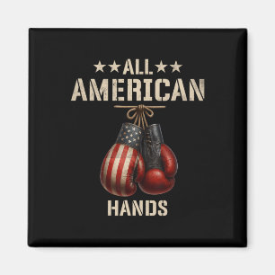 All American Hands Boxhandschuh Patriotic Usa Flag Magnet