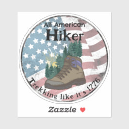 All American Hiker Aufkleber