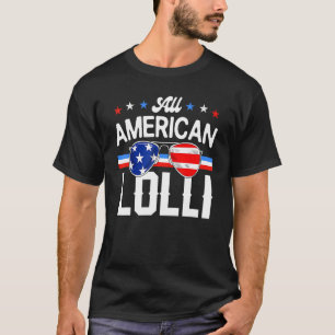 All American Lolli 4. Juli Familie Matching Sun T-Shirt