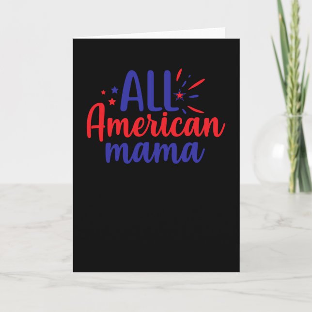 All American Mama Karte (Vorderseite)