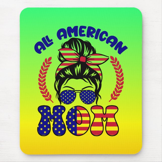 All American Mom-32169 Mousepad (Vorne)