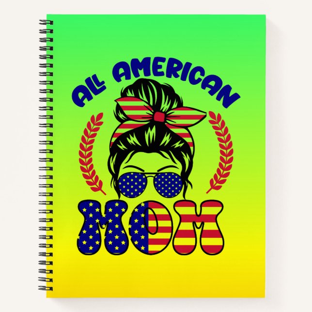 All American Mom-32169 Notizbuch (Vorderseite)