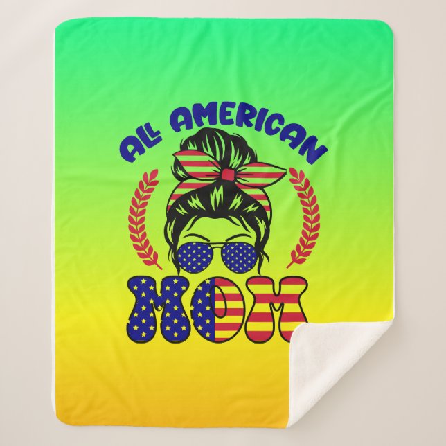 All American Mom-32169 Sherpadecke (Vorderseite)