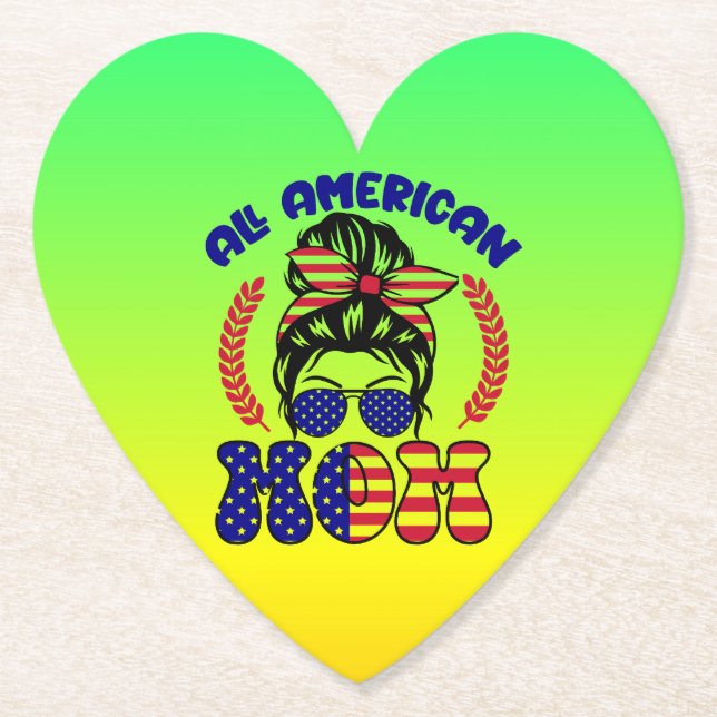 All American Mom-32169 Untersetzer (Vorderseite)