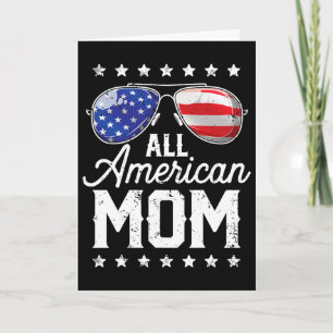 All American Mom 4. Juli Muttertag-Sonnenbrille Karte