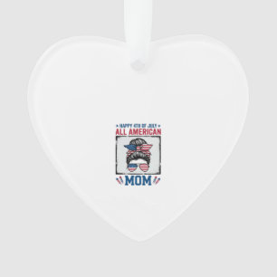 All American Mom 4. Juli Vintage-Shirt-Design_ Ornament