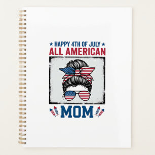 All American Mom 4. Juli Vintage-Shirt-Design_ Planer