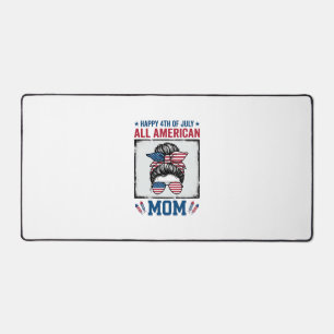 All American Mom 4. Juli Vintage-Shirt-Design_ Schreibtischunterlage
