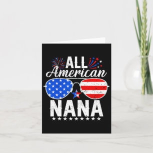 All American Nana Funny 4. Juli Familie Matchin Karte