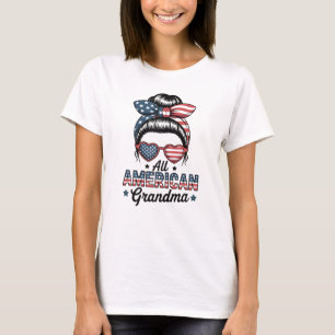 All American Oma 4. Juli Familien-Matching-Shirt T-Shirt