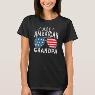 All American Opa 4. Juli Sonnenbrille Papa U T-Shirt