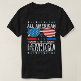 All American Opa Patriotisches T-Shirt