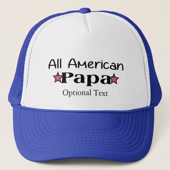 All American Papa Truckerkappe (Vorderseite)