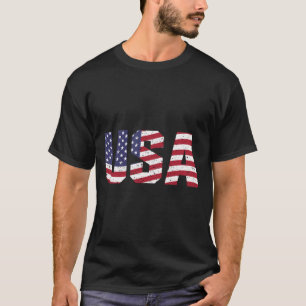 "All American" Patriotic USA Logo T-Shirt