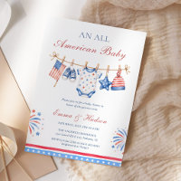 All American Patriotische 4. Juli Baby Shower