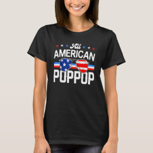 All American PopPop 4. Juli Familien passende Sonn T-Shirt