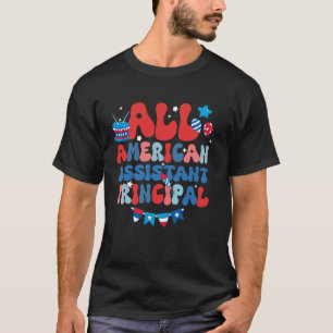 All American stellvertretender Schulleiter amerika T-Shirt