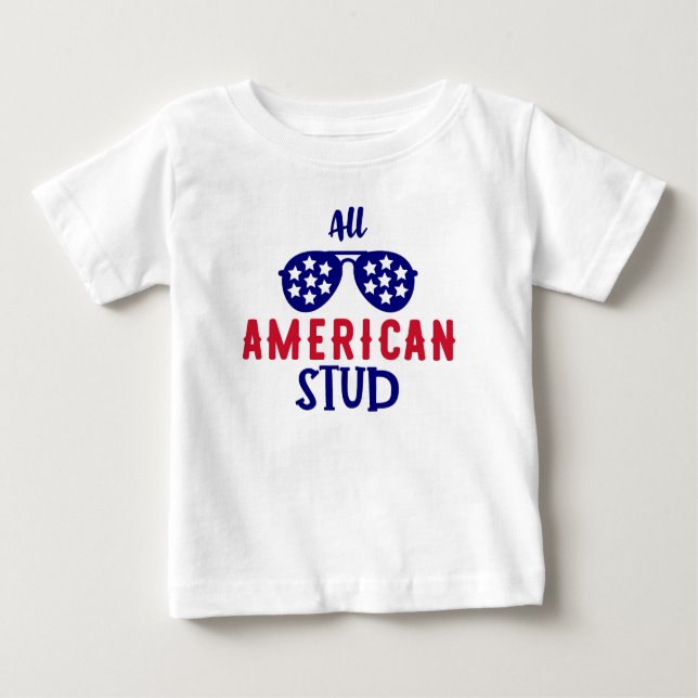 All-American Stud Baby T-shirt (Vorderseite)