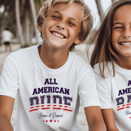 All American Typ Patriotic 4. Juli T-Shirt