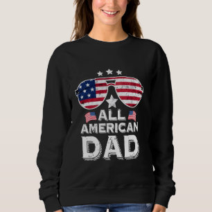 All American Vater Sunglasses Vatertagsfamilie 4t Sweatshirt