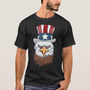 All American Weißkopfseeadler Onkel Sam T-Shirt
