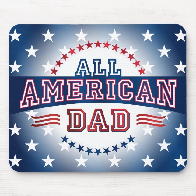 All-Amerikanischer Vater Mousepad (Vorne)