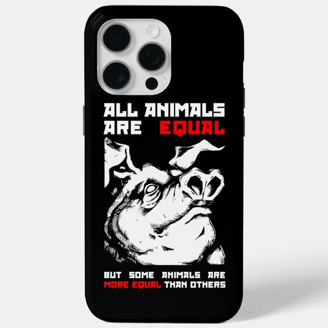 All animals are equal 1 Case-Mate iPhone hülle (Rückseite)