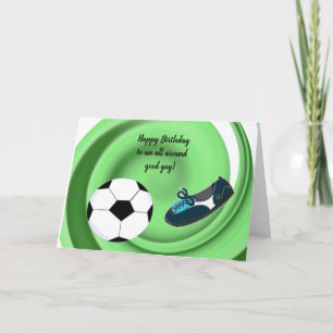 All Around Good Guy Fußball Sport Geburtstagskarte Karte