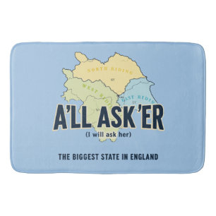 A'll Asker – Großartigster Staat Yorkshires Badematte
