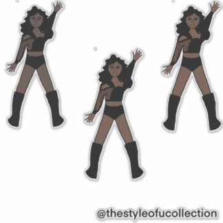 All Black Dancer #1 Aufkleber