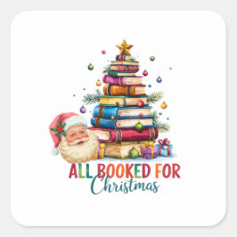 All Booked für Weihnachten Aufkleber | Festliches