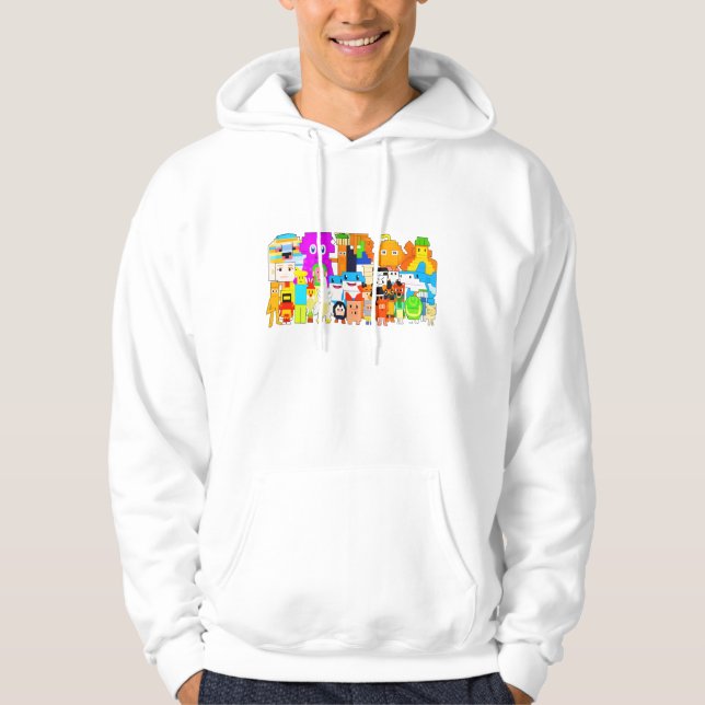 All Brainrots Together Steal a Brainrot List Rare Hoodie (Vorderseite)