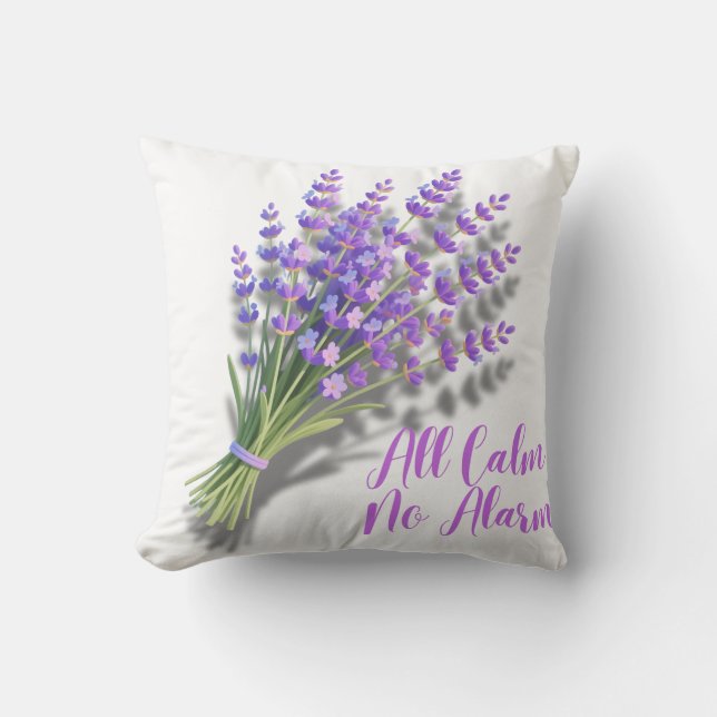All Calm No Alarm Lavender Wellness Kissen (Vorderseite)