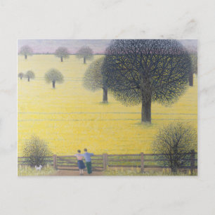 All das Gelb Postkarte