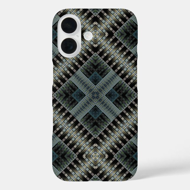 All das Glitzer modernes geometrisches Muster Case-Mate iPhone Hülle (Rückseite)