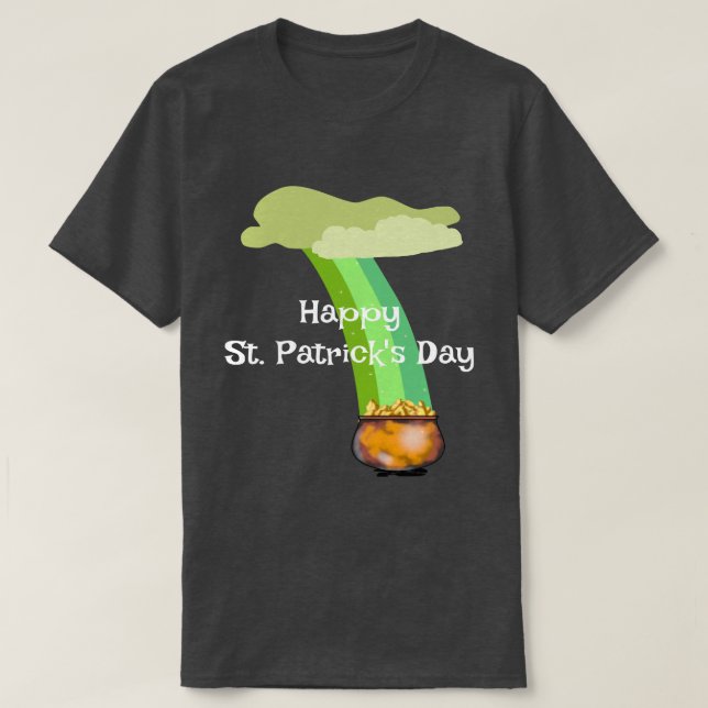 All das ist grün - St. Patrick's Day T-Shirt (Design vorne)