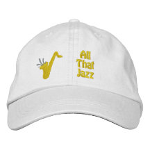 All das Jazz bestickte Cap
