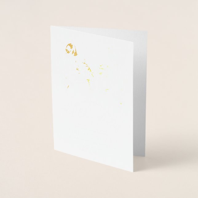 All das Jazz | Jazz Themed Birthday Party B/W Folienkarte (Vorderseite)