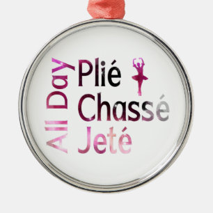 All Day Plies, Jagd, Jete Ballet Design Ornament Aus Metall