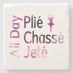 All Day Plies, Jagd, Jete Ballet Design Steinuntersetzer
