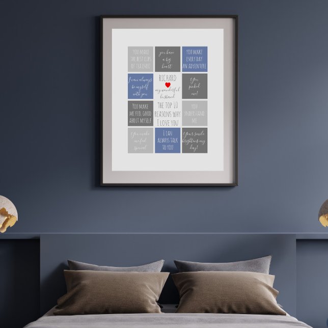 all die Gründe, aus denen ich dich Liebe habe. Grü Poster (Von Creator hochgeladen)