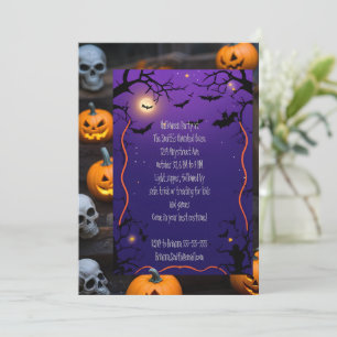 All die seltsamen Dinge Halloween Erwachsene und K Einladung