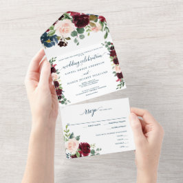 All dies in einer rustikalen Hochzeitsfeier der bu One Einladung