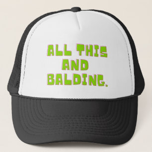 All dies und Balding Truckerkappe