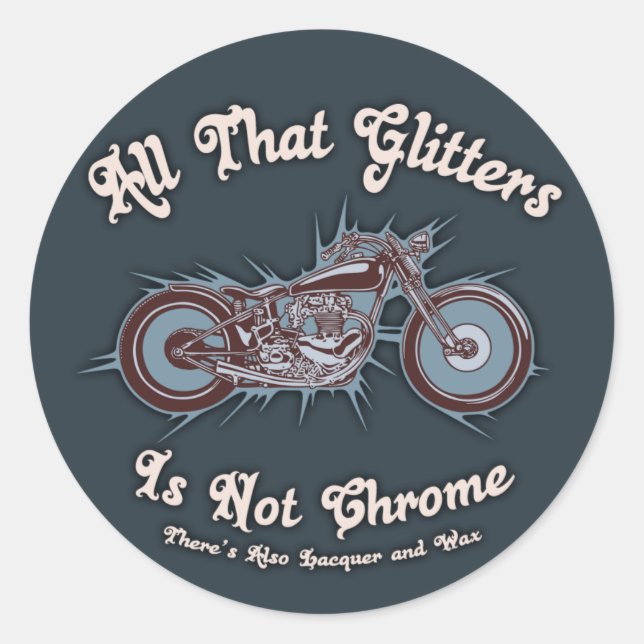 All diese Glitzer Runder Aufkleber (Vorderseite)